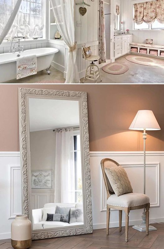 Lo stile romantico dell'arredamento shabby