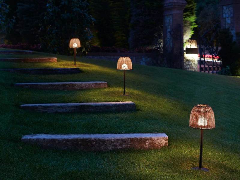 Illuminazione giardino dal design moderno