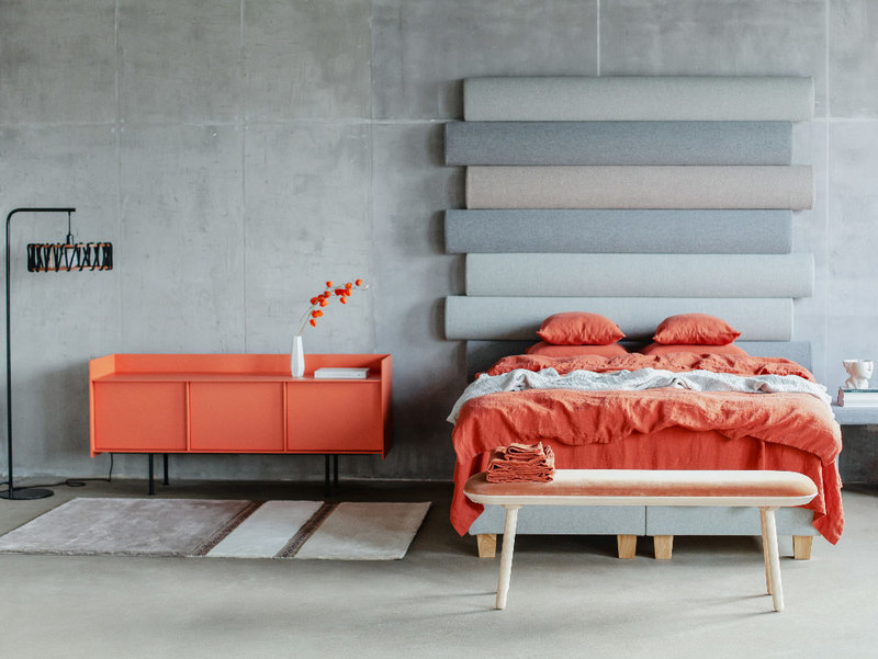 Camera da letto moderna, colori giusti