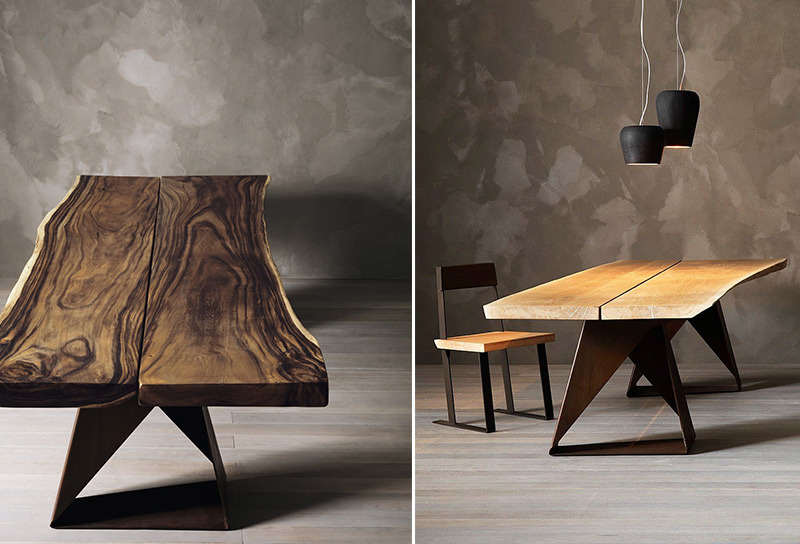 Tavoli e sedie in legno massello
