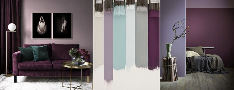 color lavanda color malva pareti