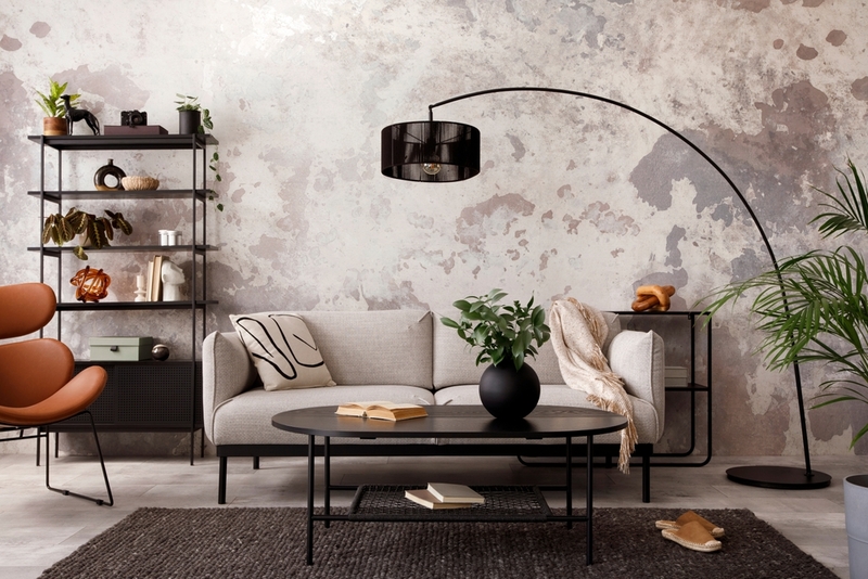 Decorazioni per la casa soggiorno arte della parete moderna interior design  ai immagine generata