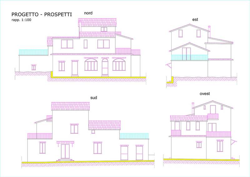 Progetto per casa a due piani